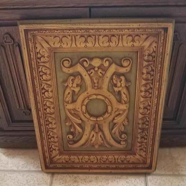 Photo of Three dimensional ornate wall plaque