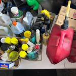 Huge Lot of Cleaners / Oil / Transmission Fluid / Torch / Gas Cans and More