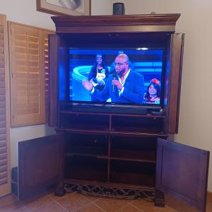Photo of TV Center includes 55" TV 