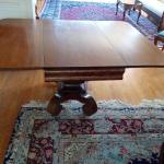 Solid wood fold serving table