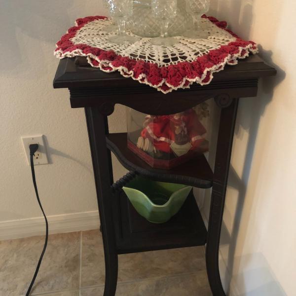 Photo of Antique Cherry Corner  Table 