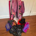 Misc scarves and gloves lot