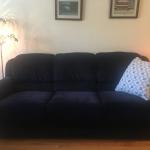Blue Cord Couch
