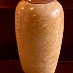 Hand Turned Maple Vase By Bruce Friederich