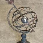 Vintage Armillary Sphere Yard Art
