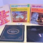 Vintage CLASSICAL LP Vinyl Records Music LOT (5) Tchaikovsky Mozart Beethoven Pi