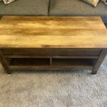 Lift top coffee table for sale!
