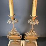 Pair 18th century candlesticks