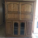 TV armoire  with media center area