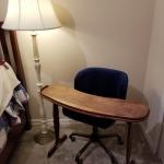 Antique writing table - unique Kidney shaped