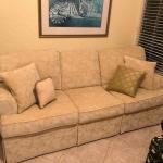 Beautiful Sofa (Tan/Gold), 3-Seater