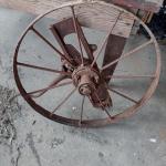 Antique Metal Wheel from Farm Implement