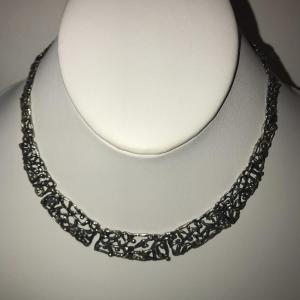 Photo of Signed AWW Sterling Necklace  ~ 1960s