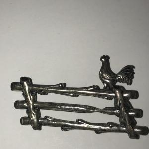 Photo of Sterling by Jewelart Chicken / Fence Pin
