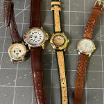 4 Vintage Women's 80's era Wrist Watches 