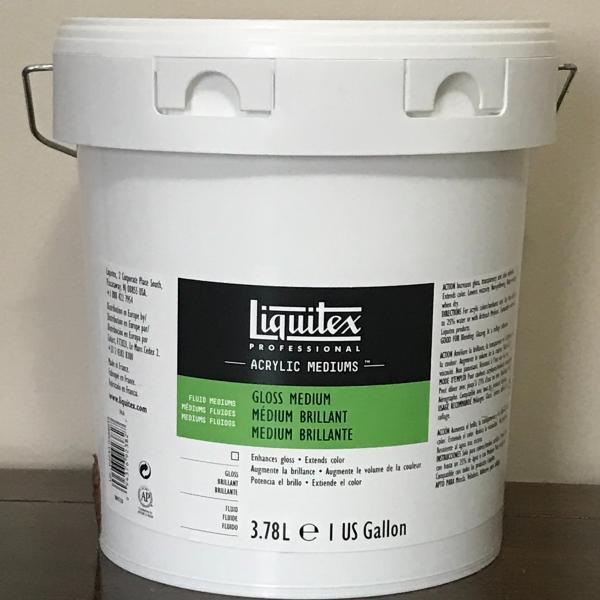 Photo of Liquitex Gloss Medium 1 gallon new and unopened $55