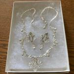  Dress Shoe & Wedding Necklace/Earrings 