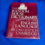Random House Dictionary of the English Language Hard Cover Book
