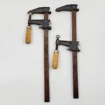 PAIR OF WOOD CLAMPS