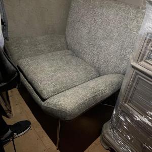 Photo of Mid Century Design Arm Chair - with compromised seat Cushion