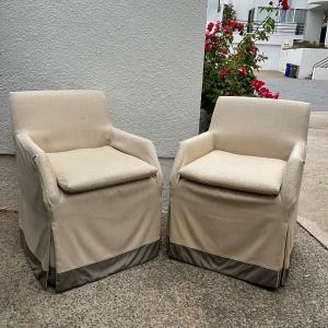 Photo of Pair of Outdoor Upholstered chairs