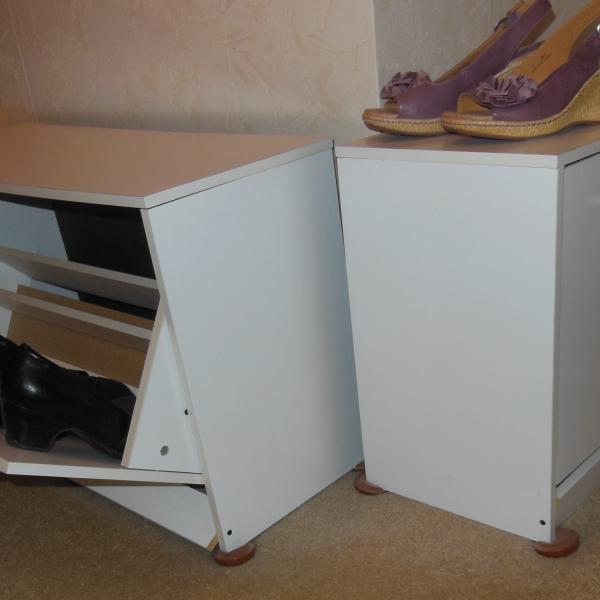 Photo of PAIR OF SHOE CABINETS 