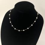 14K ~ 18” Gold Chain Pearl Necklace