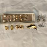 Trifari Brooch, Pearly Earrings, & More (G-SS)