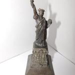 1870s Cast Metal Statue of Liberty Souvenir New York City