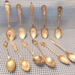 Sterling Silver Vintage Travel Spoon Collection
