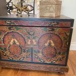 18th Century hand painted trunk