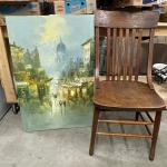 D30-H. Lemon Painting and chair