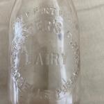 Vintage Half Pint Milk Bottle 
