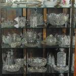 Large Cut Pressed & Other Glass & China Lot