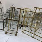 An Assortment Of Nine (9) Glass Cases