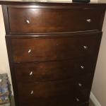 Dresser night stand and lamp