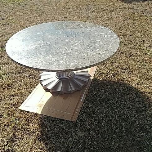 Photo of Unique Taupe-Toned Granite Coffee Table 