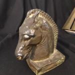Metal Sailboat & Horse Head Figurines (MLR-PS)