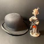LOT 72: Parkfelt Vintage Mens Hat & Italian Judge Figurine