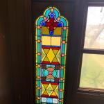 Stain Glass Window in Attic # 4