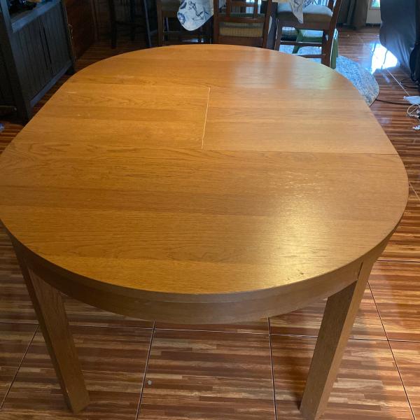 Photo of B jursta  extendable table  round/oval