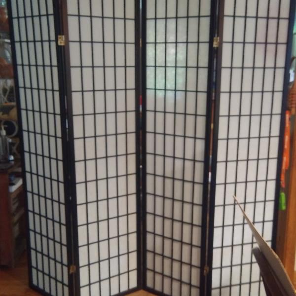Photo of JAPANESE-INSPIRED ROOM DIVIDER FOR CREATING PRIVACY IN SMALL SPACES, 4 PANELS