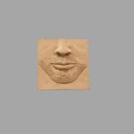 Concrete Mouth Sculpture - 6"
