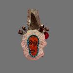 Ridgewalker Designs Piece Honoring the Mardi Gras Indians - 9"