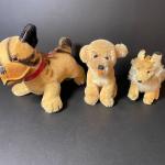 LOT 58: Vintage Mohair Dog Plush Toys/Dolls