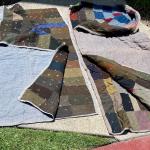 Pair of Vintage Handmade Quilts Blankets