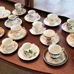 Lot #64  Lot of Demi-tasse Cups and Saucers