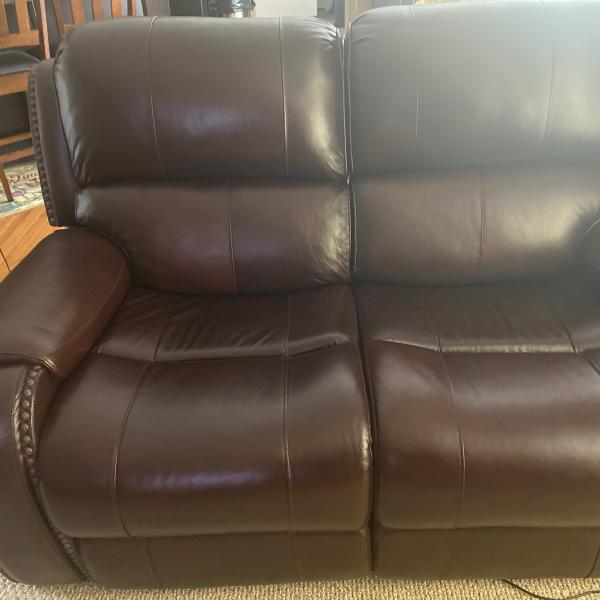 Photo of LeatherElectric loveseat