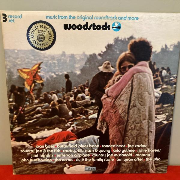Photo of Woodstock 3 LP music from original soundtrack trifold