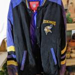 Minnesota Vikings Suede Leather Jacket